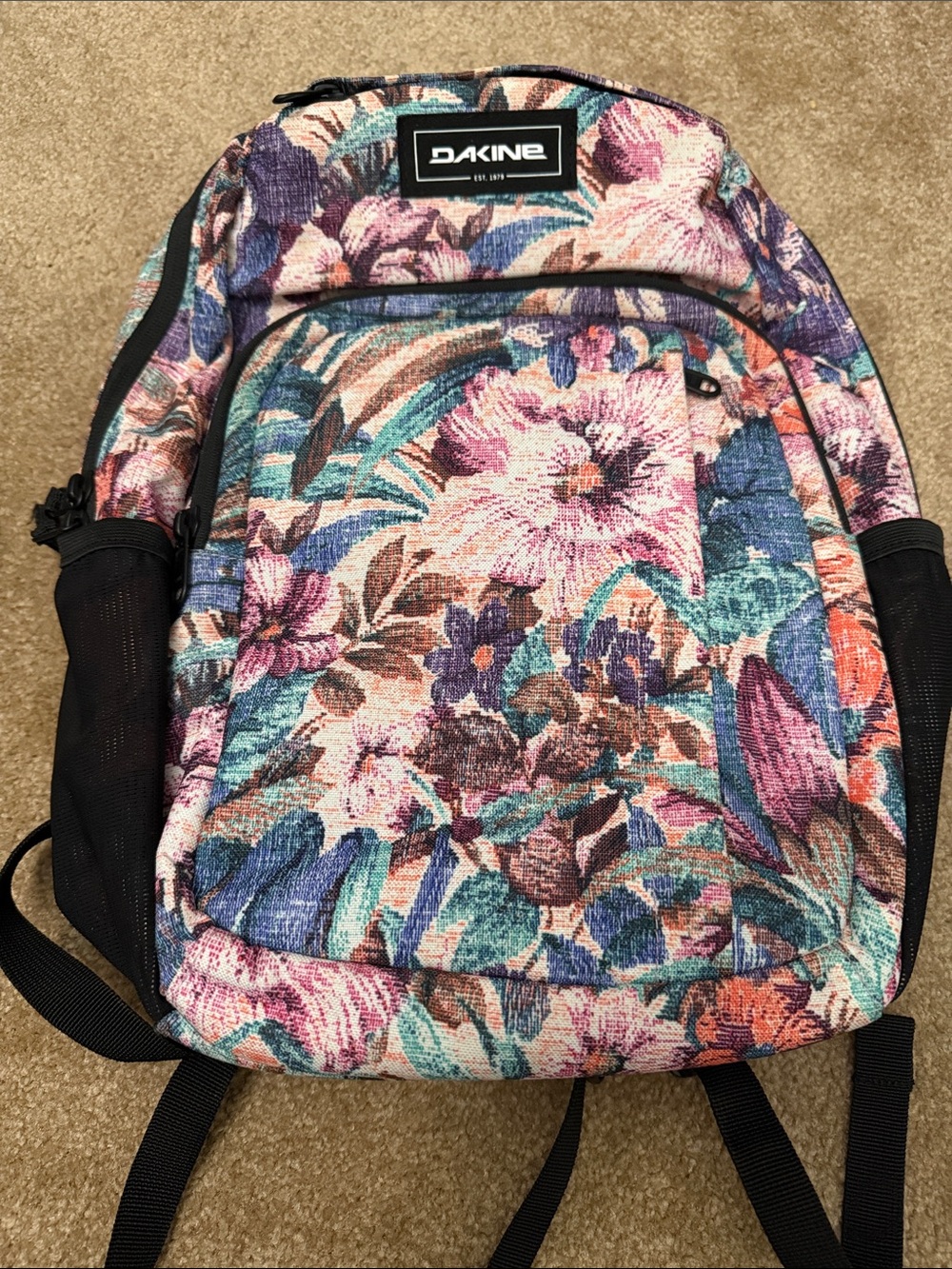 Dakine Floral Tapestry Multi-Color Women's Backpack Small 18L